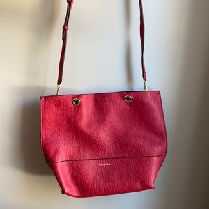 Calvin Klein tote with side bag